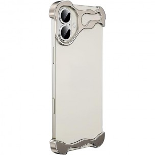 Чохол Minimalist Metal Bumper для Apple iPhone 17 (6.3") Titanium Gray