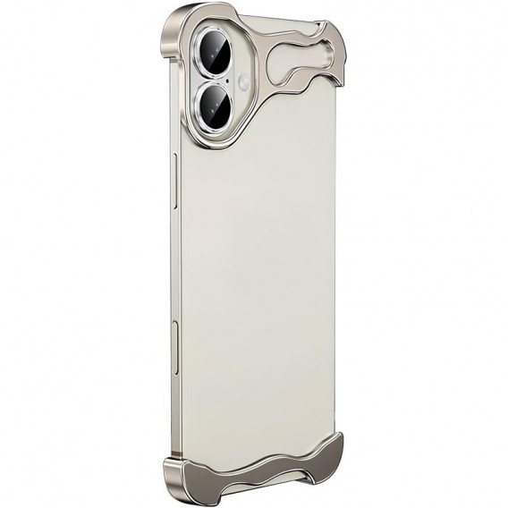 Чохол Minimalist Metal Bumper для Apple iPhone 17 (6.3") Titanium Gray