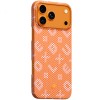 TPU+PC чохол Blueo Gilded Tactile Woven with Magnetic Fit для Apple iPhone 17 Pro (6.3") Orange
