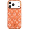 TPU+PC чохол Blueo Gilded Tactile Woven with Magnetic Fit для Apple iPhone 17 Pro (6.3") Orange