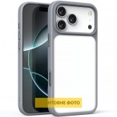 TPU+PC чехол Metal Buttons для Apple iPhone 17 (6.3") Серый / Grey TPU+PC чехол Metal Buttons для Apple iPhone 17 (6.3") Серый / Grey