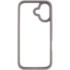 TPU+PC чохол Metal Buttons для Apple iPhone 17 (6.3") Сірий / Grey