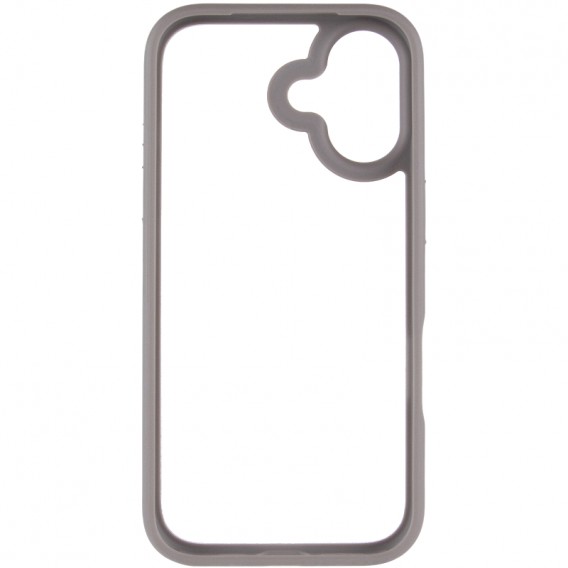 TPU+PC чохол Metal Buttons для Apple iPhone 17 (6.3") Сірий / Grey TPU+PC чохол Metal Buttons для Apple iPhone 17 (6.3") Сірий / Grey