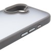 TPU+PC чохол Metal Buttons для Apple iPhone 17 (6.3") Сірий / Grey