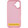 TPU+PC чохол Metal Buttons для Apple iPhone 17 (6.3") Рожевий / Pink