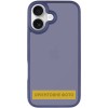 Чохол для iPhone 17 Metal Buttons, TPU+PC, Синій / Navy Blue