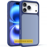 TPU+PC чехол Metal Buttons для Apple iPhone 17 Air (6.5") Синий / Navy Blue TPU+PC чехол Metal Buttons для Apple iPhone 17 Air (6.5") Синий / Navy Blue
