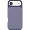 Чохол для iPhone 17 Air Metal Buttons, TPU+PC, Синій / Navy Blue