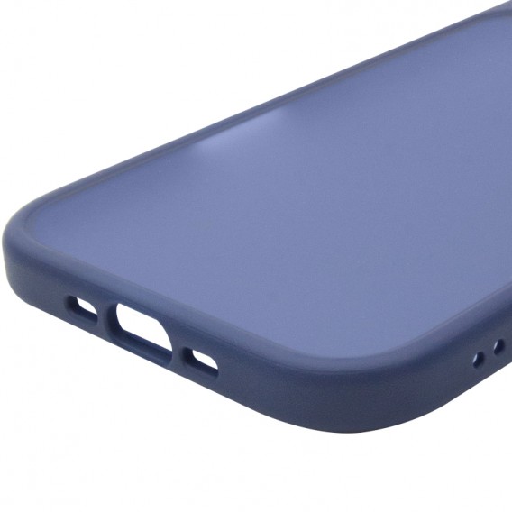 Чохол для iPhone 17 Air Metal Buttons, TPU+PC, Синій / Navy Blue Чохол для iPhone 17 Air Metal Buttons, TPU+PC, Синій / Navy Blue