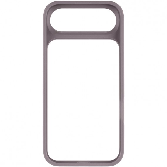 Чохол для iPhone 17 Air Metal Buttons, TPU+PC, Сірий / Grey