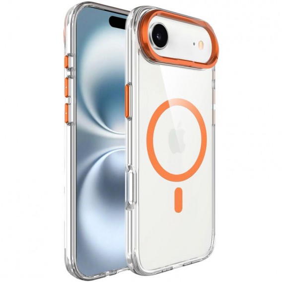 Чохол TPU Space Case Apex with MagSafe для Apple iPhone 17 Air (6.5") Papaya Чохол TPU Space Case Apex with MagSafe для Apple iPhone 17 Air (6.5") Papaya