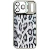 Чехол TPU+PC Wild Leopard with Magnetic Fit and Lens для Apple iPhone 17 Pro (6.3") Grey