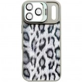 Чехол для iPhone 18 Pro / iPhone 17 Pro TPU+PC Wild Leopard with Magnetic Fit and Lens Grey Чехол для iPhone 18 Pro / iPhone 17 Pro TPU+PC Wild Leopard with Magnetic Fit and Lens Grey