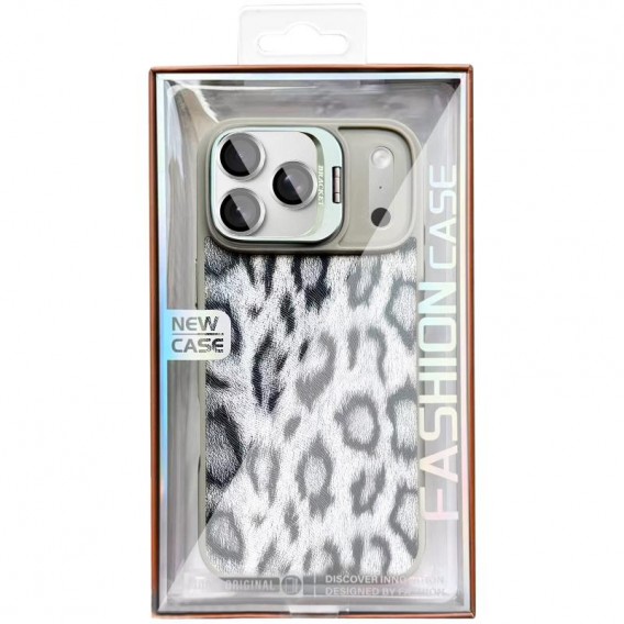 Чехол TPU+PC Wild Leopard with Magnetic Fit and Lens для Apple iPhone 17 Pro (6.3") Grey Чехол TPU+PC Wild Leopard with Magnetic Fit and Lens для Apple iPhone 17 Pro (6.3") Grey