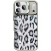 Чехол TPU+PC Wild Leopard with Magnetic Fit and Lens для Apple iPhone 17 Pro (6.3") Grey