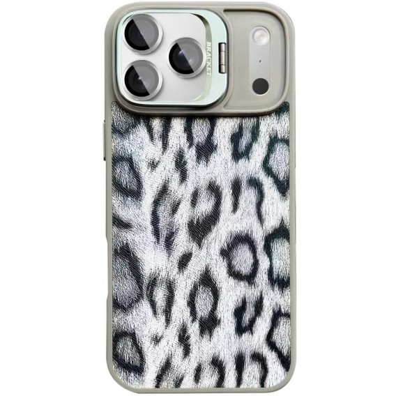 Чехол TPU+PC Wild Leopard with Magnetic Fit and Lens для Apple iPhone 17 Pro (6.3") Grey Чехол TPU+PC Wild Leopard with Magnetic Fit and Lens для Apple iPhone 17 Pro (6.3") Grey