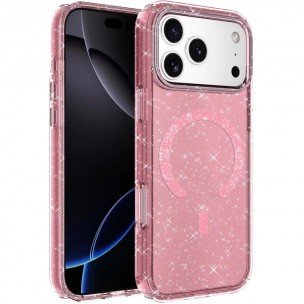 Чохол TPU Eclipse Sparkle Magnetic Fit для Apple iPhone 17 Pro Max (6.9") Pink