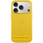 Чехол кожаный Leather Case (AA) with Magnetic Fit and Animation для Apple iPhone 17 (6.3") Canary Yellow Чехол кожаный Leather Case (AA) with Magnetic Fit and Animation для Apple iPhone 17 (6.3") Canary Yellow