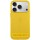 Чохол шкіряний Leather Case (AA) with Magnetic Fit and Animation для Apple iPhone 17 (6.3") Canary Yellow