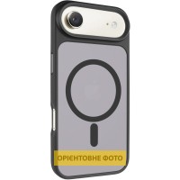 TPU+PC чохол Metal Buttons with MagSafe для Apple iPhone 17 Air (6.5") Чорний / Black