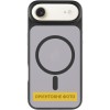 TPU+PC чохол Metal Buttons with MagSafe для Apple iPhone 17 Air (6.5") Чорний / Black