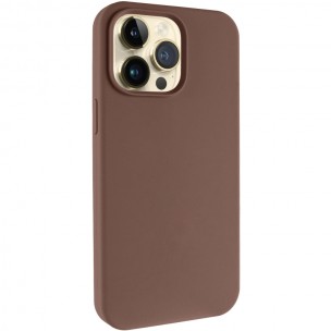 Чохол Silk Full Protective (AA) NO LOGO для Apple iPhone 15 Pro (6.1") Коричневий / Brown