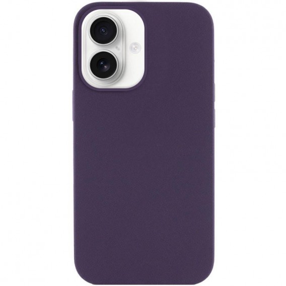 Чохол Silk Full Protective (AA) NO LOGO для Apple iPhone 16 (6.1") Фіолетовий / Elderberry