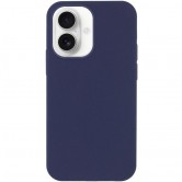 Чехол Silk Full Protective (AA) NO LOGO для Apple iPhone 16 (6.1") Темно-синий / Midnight blue