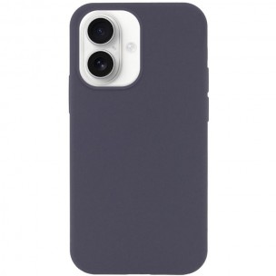 Чехол Silk Full Protective (AA) NO LOGO для Apple iPhone 16 (6.1") Серый / Dark Gray
