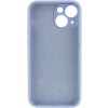 Чехол Silk Full Camera Protective (AA) NO LOGO для Apple iPhone 15 Plus (6.7") Голубой / Lilac Blue