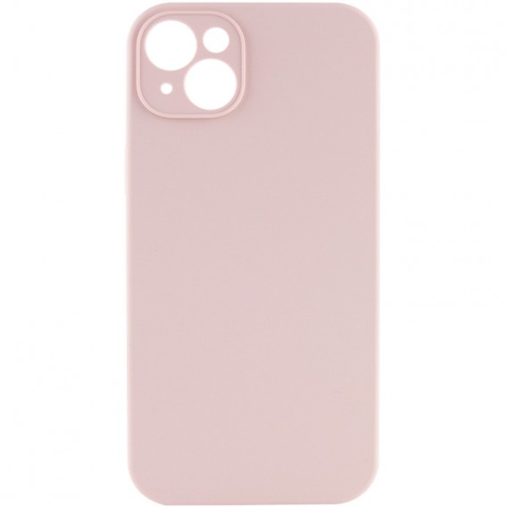 Чохол Silk Full Camera Protective (AA) NO LOGO для Apple iPhone 15 Plus (6.7") Рожевий / Pink Sand