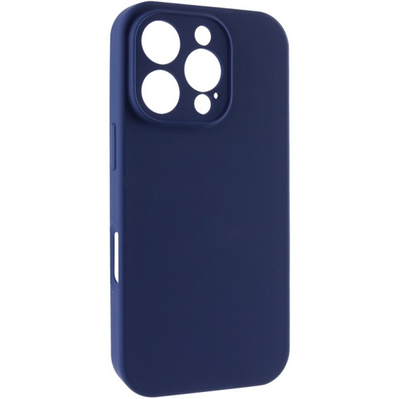 Чехол Silk Full Camera Protective (AA) NO LOGO для Apple iPhone 16 Pro (6.3") Синий / Deep navy