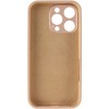 Чохол Silk Full Camera Protective (AA) NO LOGO для Apple iPhone 15 Pro (6.1") Бежевий / Desert Gold
