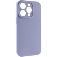 Чехол для iPhone 15 Pro Max Silk Full Camera Protective (AA) NO LOGO, силикон, Сиреневый / Lavender Gray