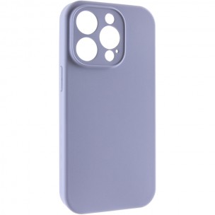 Чохол Silk Full Camera Protective (AA) NO LOGO для Apple iPhone 15 Pro Max (6.7") Сірий / Lavender Gray