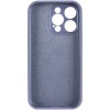 Чохол Silk Full Camera Protective (AA) NO LOGO для Apple iPhone 15 Pro Max (6.7") Сірий / Lavender Gray