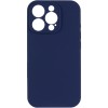 Чохол Silk Full Camera Protective (AA) NO LOGO для Apple iPhone 15 Pro Max (6.7") Синій / Deep navy