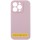 Чохол Silk Full Camera Protective (AA) NO LOGO для Apple iPhone 16e / 17e (6.1") Рожевий / Chalk Pink
