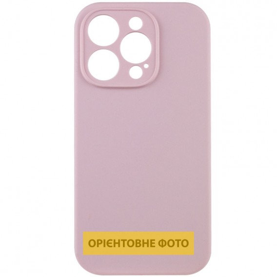 Чохол Silk Full Camera Protective (AA) NO LOGO для Apple iPhone 16e / 17e (6.1") Рожевий / Chalk Pink