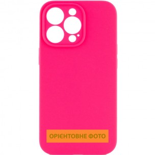 Чохол Silk Full Camera Protective (AA) NO LOGO для Apple iPhone 16e / 17e (6.1") Рожевий / Barbie pink