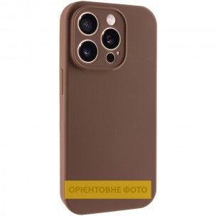 Чехол Silk Full Camera Protective (AA) NO LOGO для Apple iPhone 16e / 17e (6.1") Коричневый / Brown