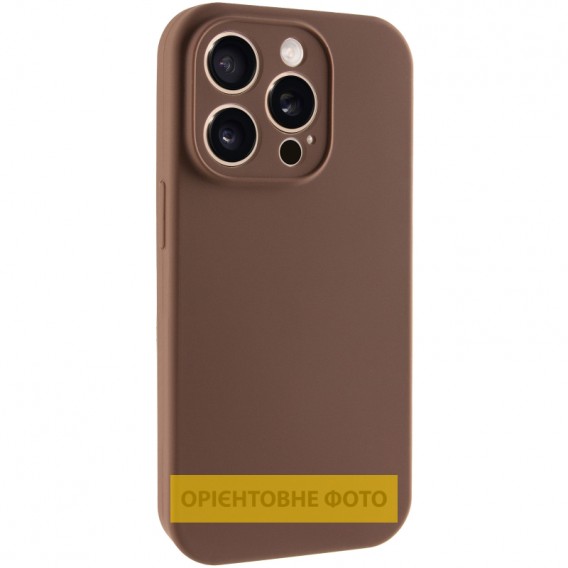 Чохол Silk Full Camera Protective (AA) NO LOGO для Apple iPhone 16e / 17e (6.1") Коричневий / Brown
