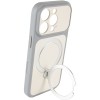Чохол Ummi Full Camera with MagSafe HQ Ring для Apple iPhone 15 Pro Max (6.7") Grey