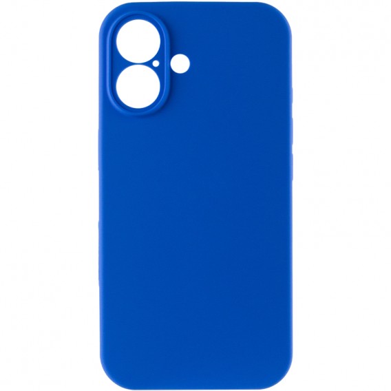 Чохол Silk Full Camera Protective (AA) NO LOGO для Apple iPhone 16 (6.1") Синій / Capri Blue Чохол Silk Full Camera Protective (AA) NO LOGO для Apple iPhone 16 (6.1") Синій / Capri Blue