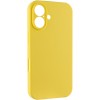 Чохол Silk Full Camera Protective (AA) NO LOGO для Apple iPhone 16 (6.1") Жовтий / Yellow