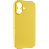 Чехол Silk Full Camera Protective (AA) NO LOGO для Apple iPhone 16 (6.1") Желтый / Yellow