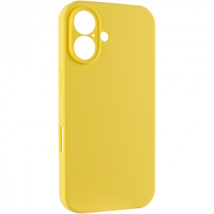 Чохол Silk Full Camera Protective (AA) NO LOGO для Apple iPhone 16 (6.1") Жовтий / Yellow