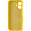 Чохол Silk Full Camera Protective (AA) NO LOGO для Apple iPhone 16 (6.1") Жовтий / Yellow
