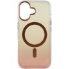 Чехол TPU+PC Phantom with Magnetic Fit для Apple iPhone 16 (6.1") Rose Gold