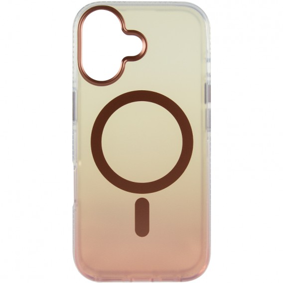 Чехол TPU+PC Phantom with Magnetic Fit для Apple iPhone 16 (6.1") Rose Gold